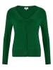 CASH-MERE.CH Cardigan V-Ausschnitt in Grün