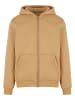 Urban Classics Urban Classics Bonded Sherpa Zip Hoody in unionbeige