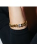 Luxenter Armband mit funkelnden Zirkonia-Steinen, 18 Karat Gelbgold-Finish – Baelah