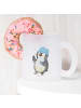 Mr. & Mrs. Panda Häferl Pinguin Duschen ohne Spruch in Transparent