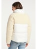 myMo Winterjacke Mit Teddyfell in Wollweiss