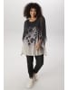 Aniston PLUS Blusenshirt in schwarz-beige