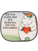 Mr. & Mrs. Panda Sonnenschutznetz Auto Einhorn Herz Design mit S... in Weiß
