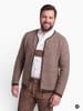 Nübler Trachtenstrickjacke Langarm Ignaz in braun