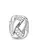 GNOCE Sterling Silber Zirkonia Knoten Charm