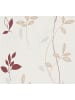 A.S. Création Tapete Graceful Leaves in Creme-Rot