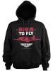 TOP GUN Hoodie in Schwarz
