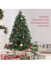 HOMCOM Weihnachtsbaum-Ø90 x 210H cm-Grün