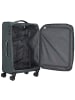 D&N Travel Line 9204 4 Rollen Trolley M 66 cm mit Dehnfalte grau