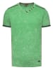 Rusty Neal Herren Biker T-Shirt – Vintage Oxid Washed – V-Neck Regular Fit in Olive