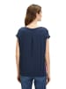 BETTY & CO Casual-Shirt mit Print in Dark Blue/Pink