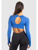 SMILODOX Longsleeve Linnea in Blau