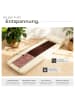 tectake Shiatsu-Massagematratze  186,5 x 60 x 11 cm, beige