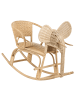 Beliani Kindersessel AMPOLLINO in Naturfarben - (W) 60 x (H) 74 x (L) 100 cm