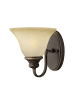 Licht-Erlebnisse Wandlampe (B)21.6 x (H)21 cm in Bronze Antik Creme