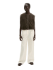 Marc O'Polo Lederweste regular in Mossy Earth