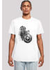 F4NT4STIC T-Shirt T-Shirt 'Marvel Avengers Captain America Monotone' in weiß