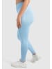 SMILODOX Leggings Myrah Scrunch in Hellblau