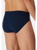 Schiesser Rio Slip / Unterhose 95/5 Stretch - Cotton in Blau / schwarz