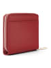Lazarotti Bologna Leather Medium Zip-Around Geldbörse Leder 10 cm red