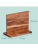 relaxdays Messerblock in Braun - (B)31 x (H)25,5 x (T)15 cm