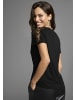Laura Scott Kurzarmshirt in schwarz