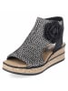 rieker Sandalette in schwarz