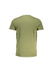 cavalli CLASS Grünes Baumwoll-T-Shirt