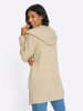 Sieh an! Strickjacke in beige-champagner-meliert