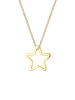 Elli Halskette 925 Sterling Silber Sterne, Stern, Astro in Gold