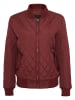 Urban Classics Urban Classics Damen Ladies Diamond Quilt Nylon Jacket in burgundy