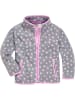 Playshoes Fleece-Jacke Punkte in Grau