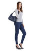 Samantha Look Shopper echt Leder in blau