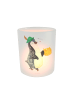 Mr. & Mrs. Panda Deko Windlicht Pinguin Bier ohne Spruch in Transparent