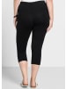 sheego Caprileggings in schwarz
