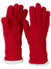 styleBREAKER Strickhandschuhe in Rot