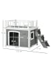 Pawhut Hundehütte 121L x 77B x 78H cm