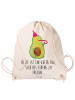 Mr. & Mrs. Panda Jutebeutel Avocado Feier mit Spruch in Creme
