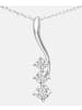 Diamant L'éternel Halskette mit Anhänger aus 375 Weißgold mit Diamant