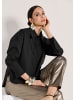 MADELEINE Elegante Bluse mit Glanzakzenten in schwarz