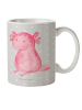 Mr. & Mrs. Panda Kaffeepott Axolotl Niedlich ohne Spruch in Grau Pastell
