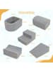 COSTWAY 5 tlg. Schaumstoffbausteine ohne Bälle Cordstoff in Grau