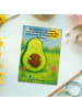 Mr. & Mrs. Panda Grußkarte Avocado Kern Design mit Spruch in Weiß