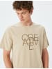KOTON TSHIRT SS in Beige