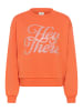 Kaffe Sweatshirt KArosita Oversize fit in Tigerlily