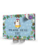 Mr. & Mrs. Panda Adventskalender Pinguin Kokosnuss mit Spruch in Eisblau