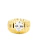 Luxenter Ring Metri 925er Sterlingsilber-Metri gold