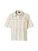 Mart Visser Liz Bluse mit Print, Off-White/Schwarz