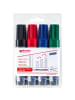 edding Whiteboardmarker 365 2-7mm schwarz, rot, blau, grün Packung mit 4 St...
