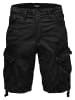 Humy Chino Bermuda Shorts mit Cargo Taschen Details A&S in Schwarz